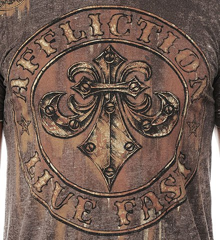 Футболка Affliction Divio Rusted Shirt ціна